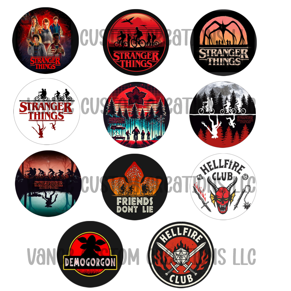Cardstock Rounds Grab Bag-TV Shows/Characters