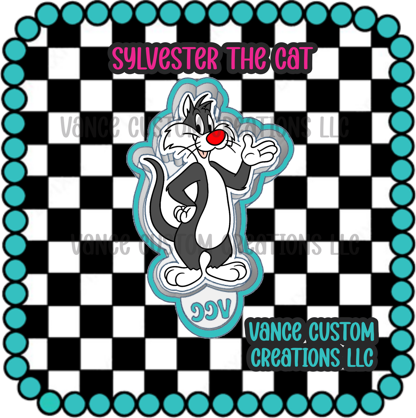Sylvester the Cat Freshie Mold