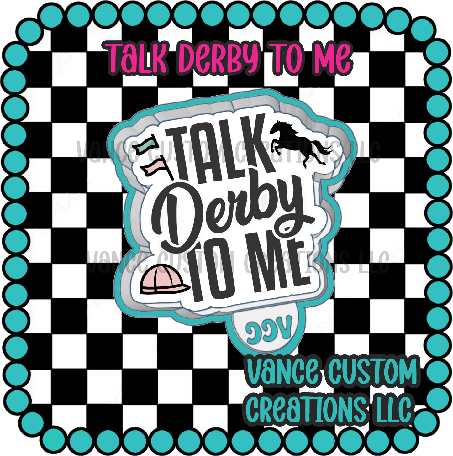 Talk Derby To Me Freshie Mold