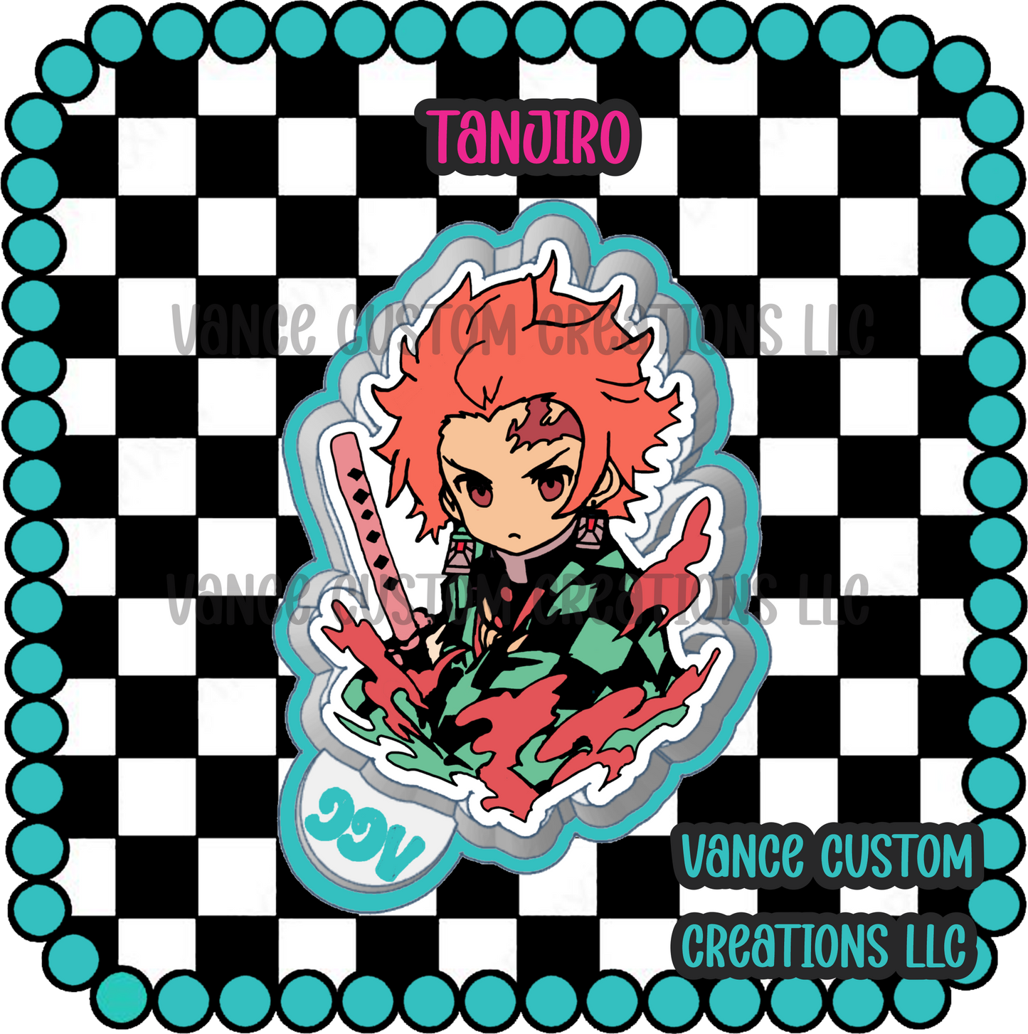 Tanjiro Freshie Mold