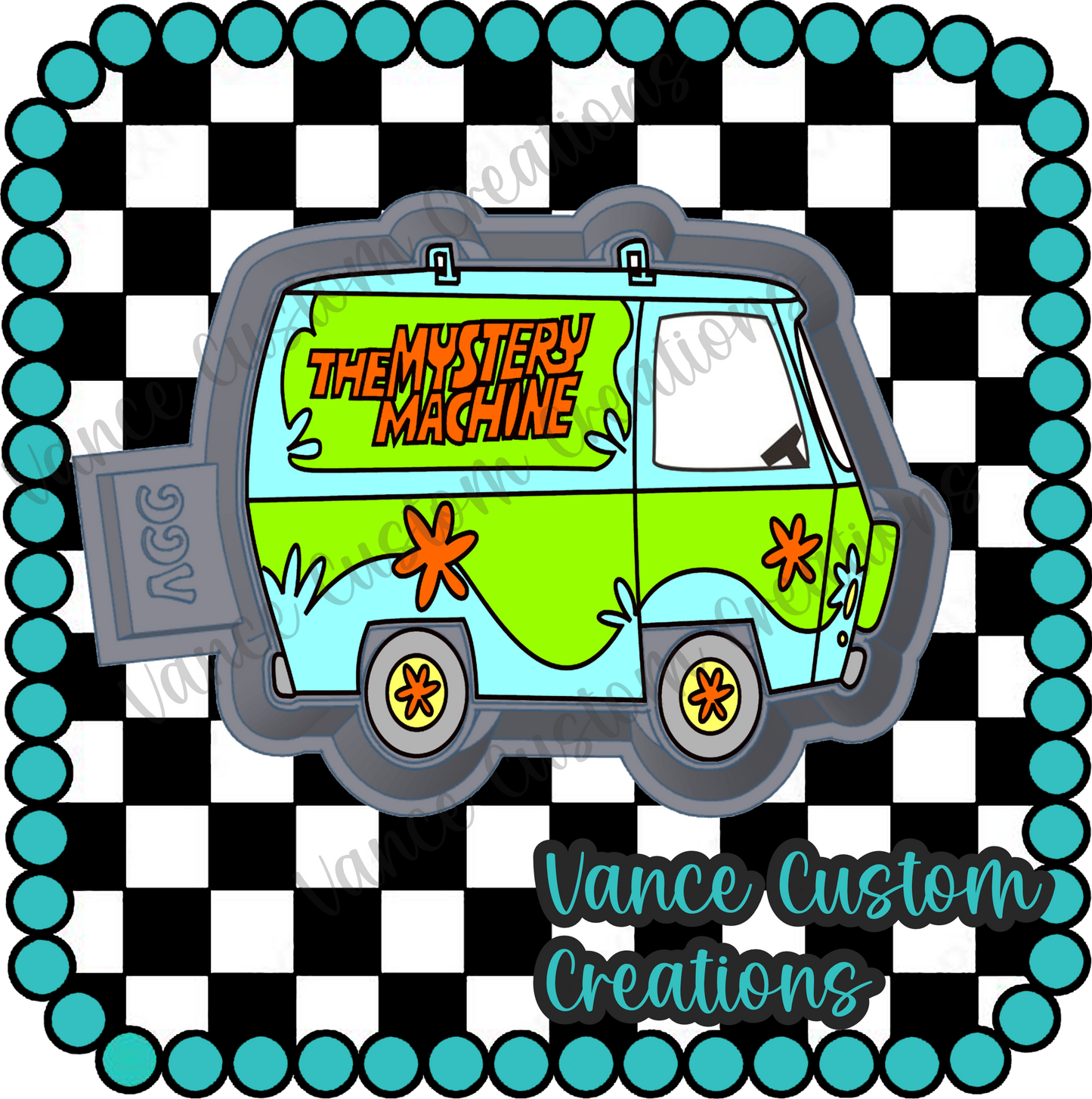 The Mystery Machine Freshie Mold
