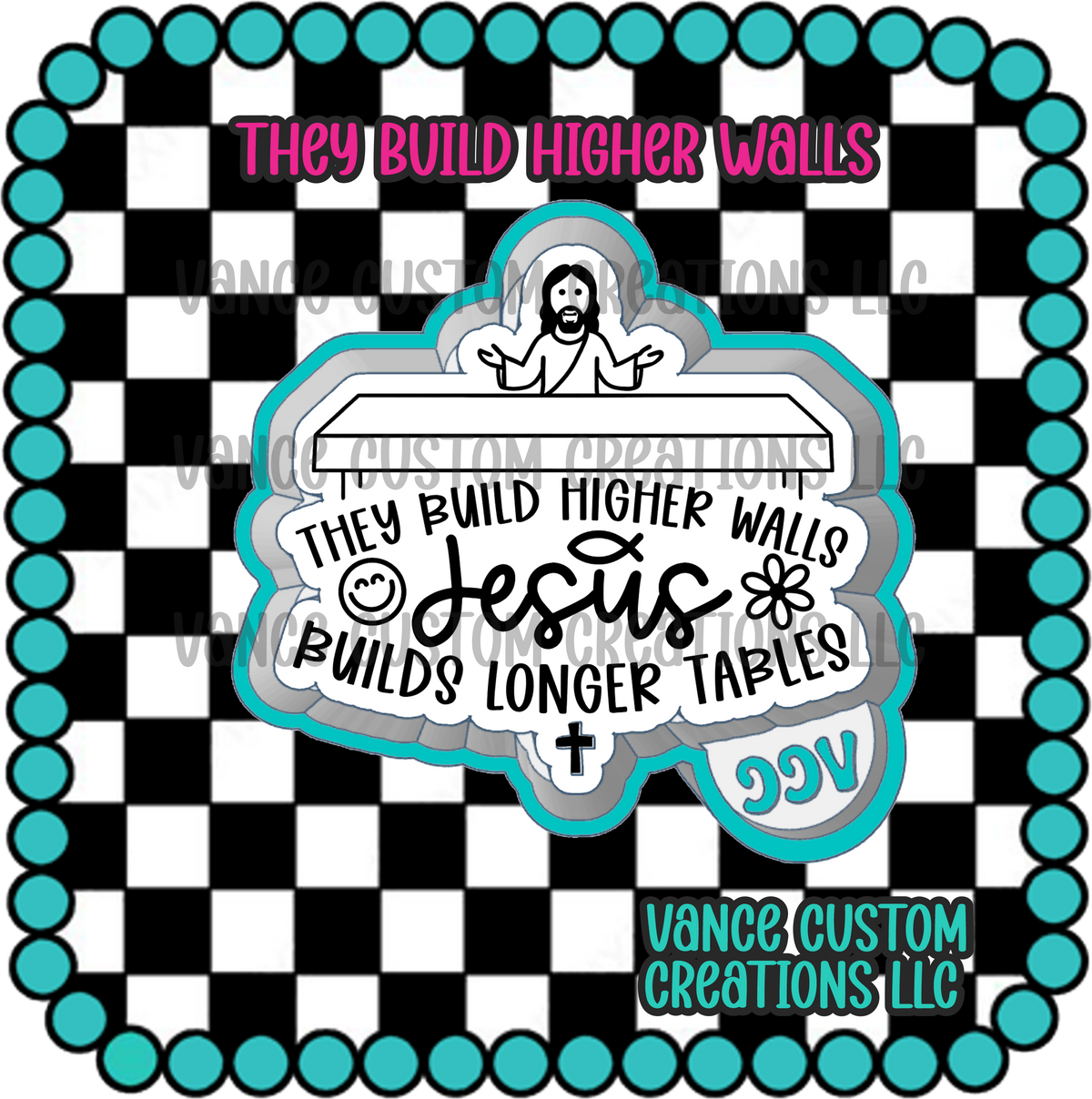 They Build Higher Walls Freshie Mold