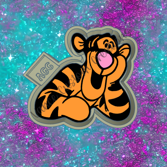 Tigger Head Freshie Mold