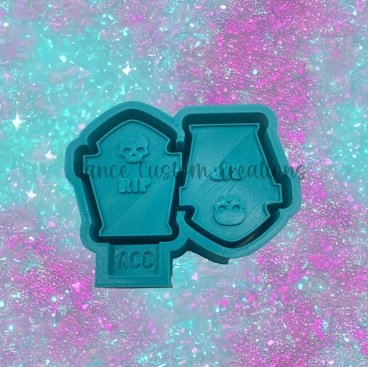 Tombstone Ventclips Mold