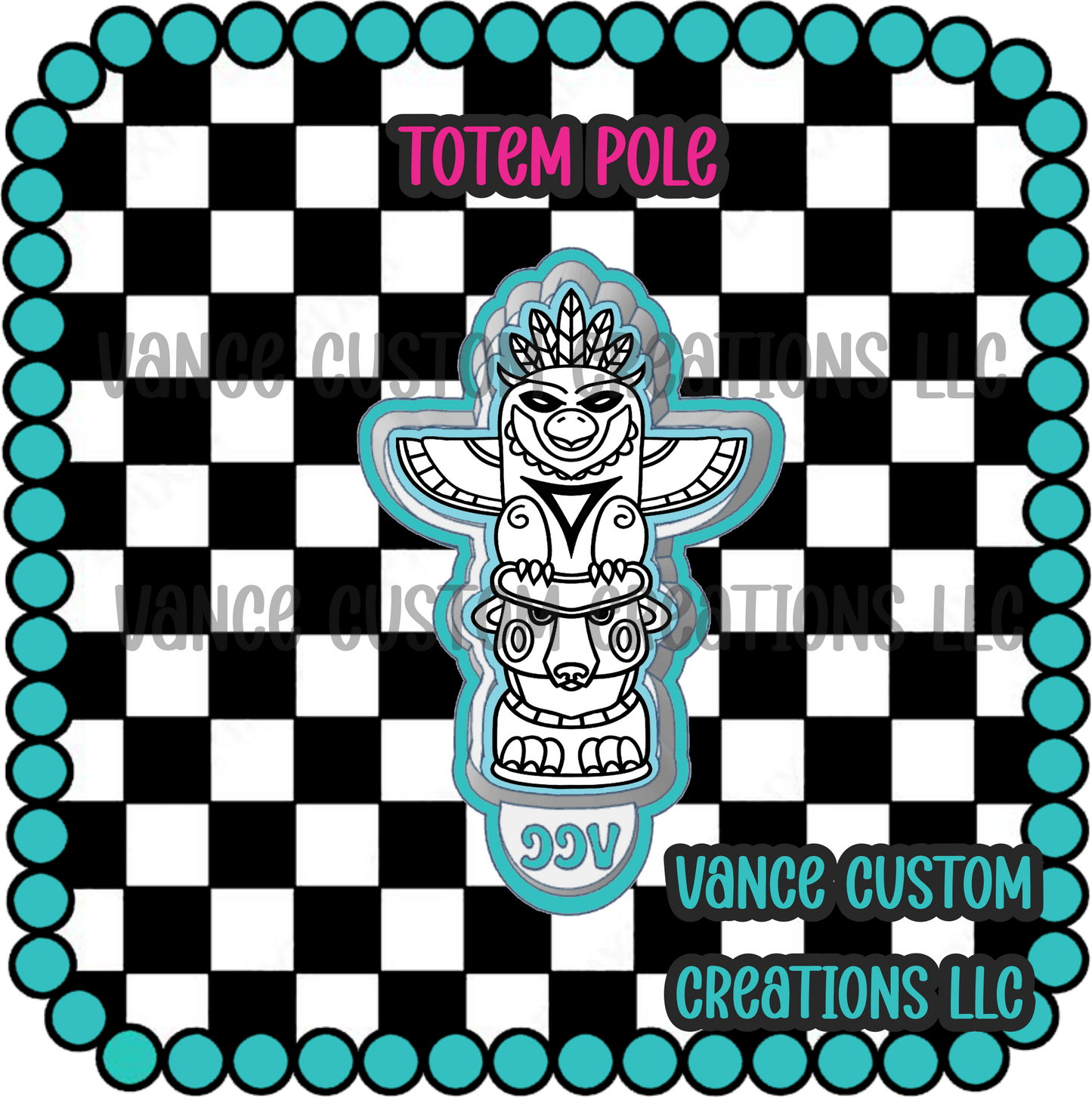 Totem Pole Freshie Mold
