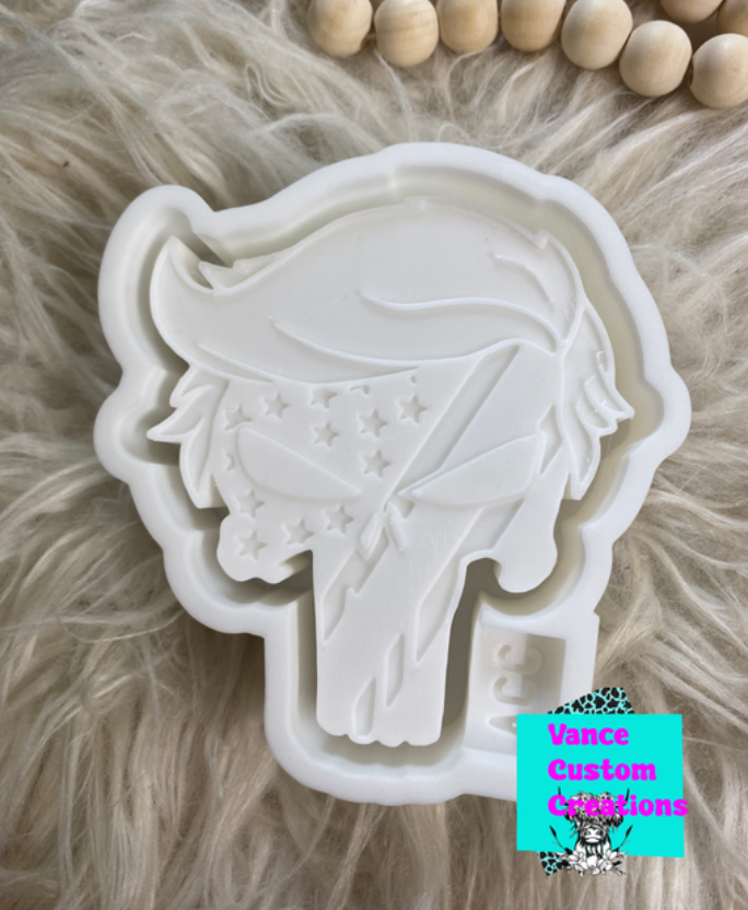 Trump Skull Freshie Mold