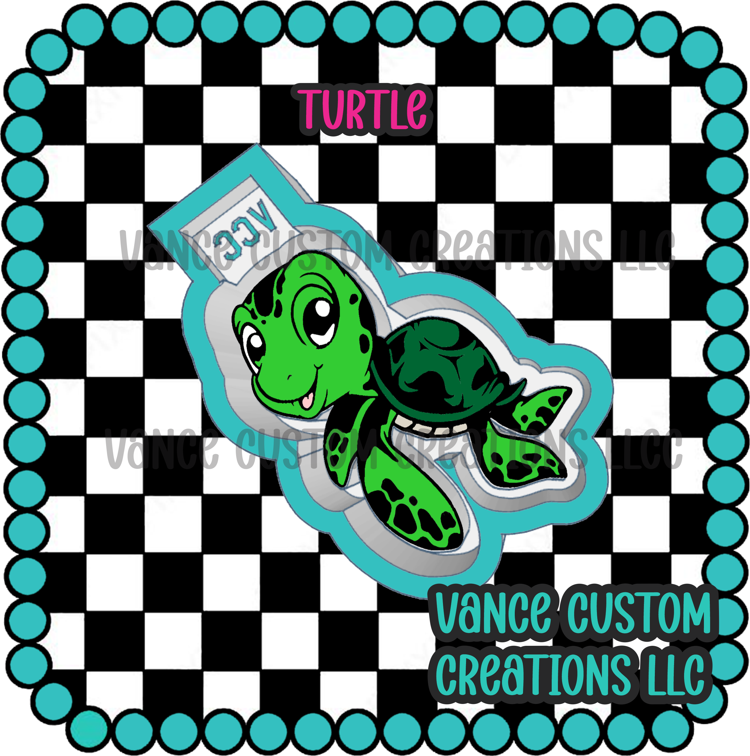 Turtle Customizer Turtle Freshie Mold – Vance Custom Creations