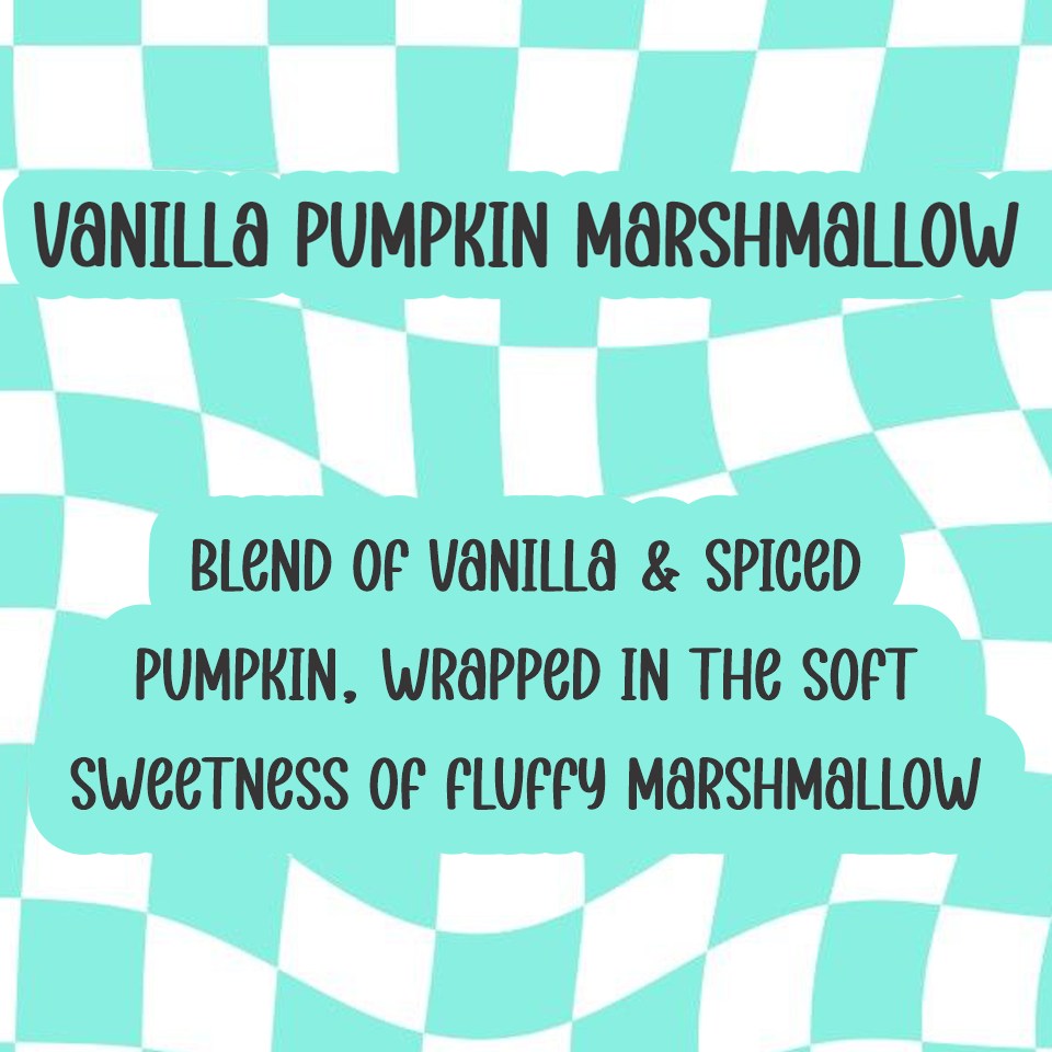 Vanilla Pumpkin Marshmallow Scented Wax