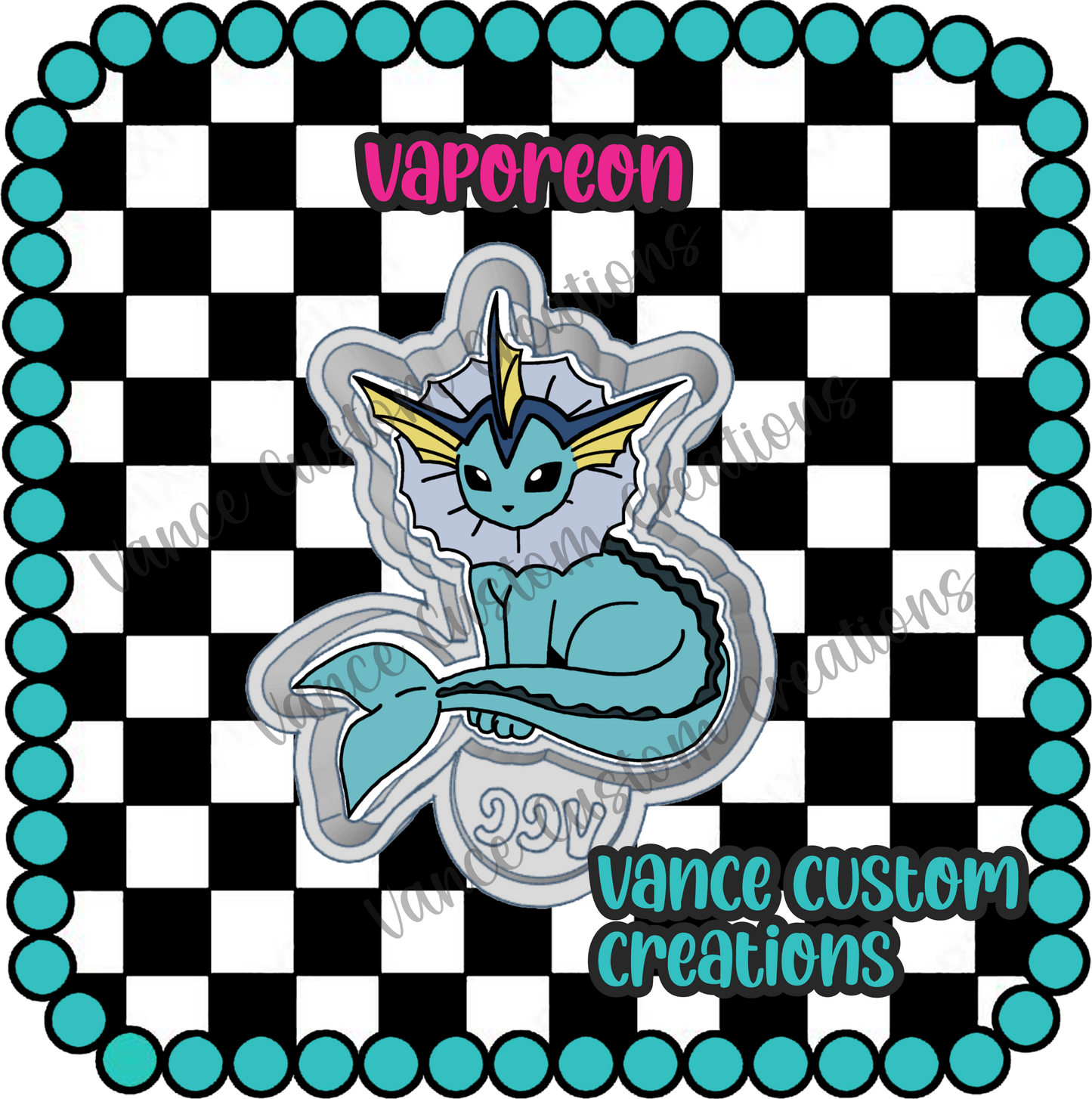 Vaporeon Freshie Mold
