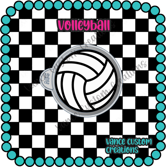 Volleyball Freshie Mold