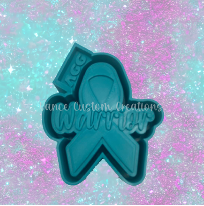 Warrior Ribbon Freshie Mold