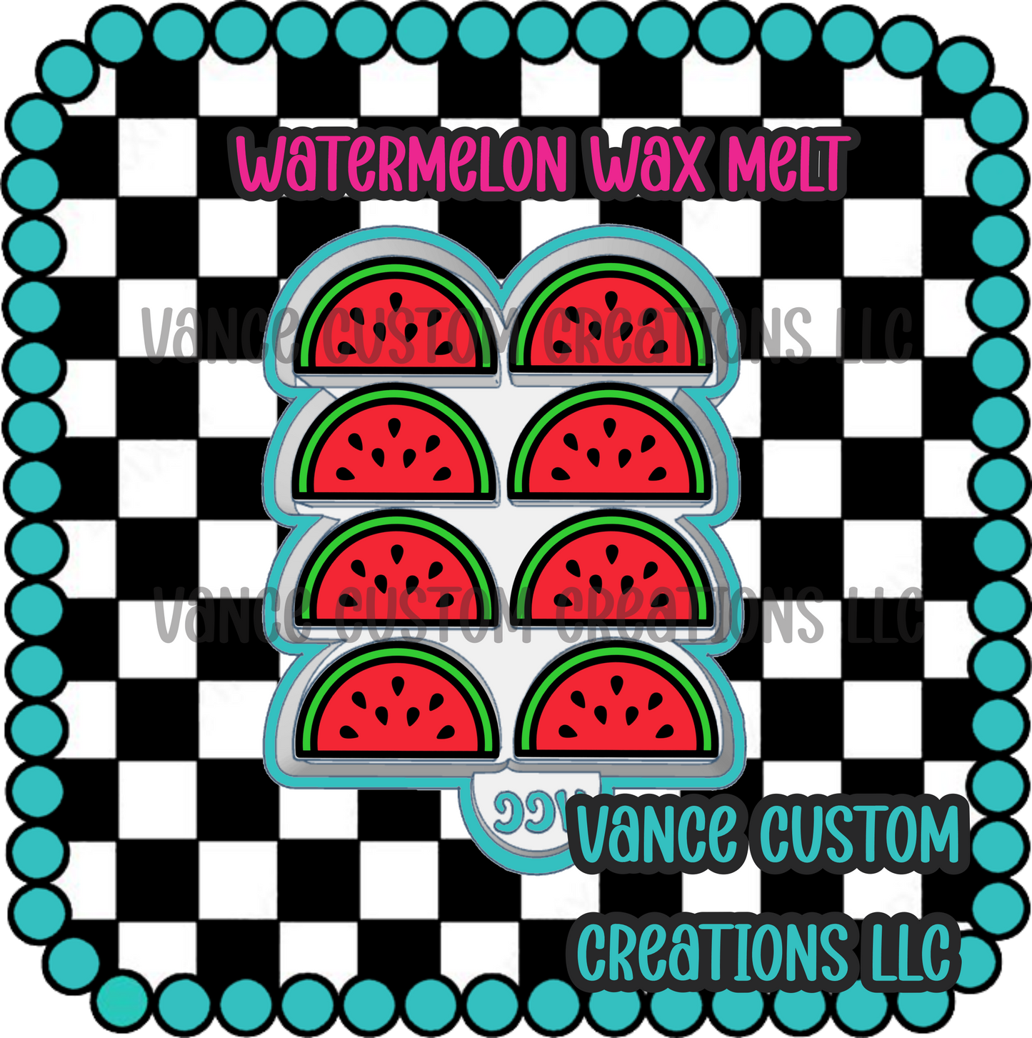Watermelon Wax Melt Mold