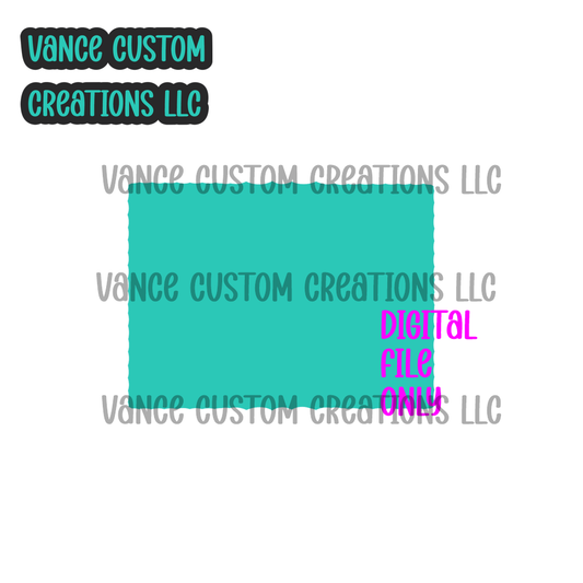 Western Frame Cardstock SVG