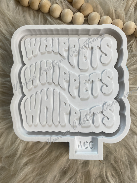 Whippets Freshie Mold