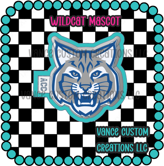 Wildcat Mascot Freshie Mold