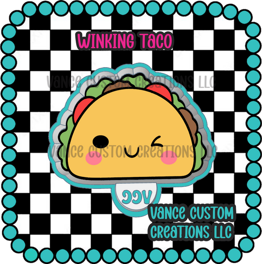 Winking Taco Freshie Mold