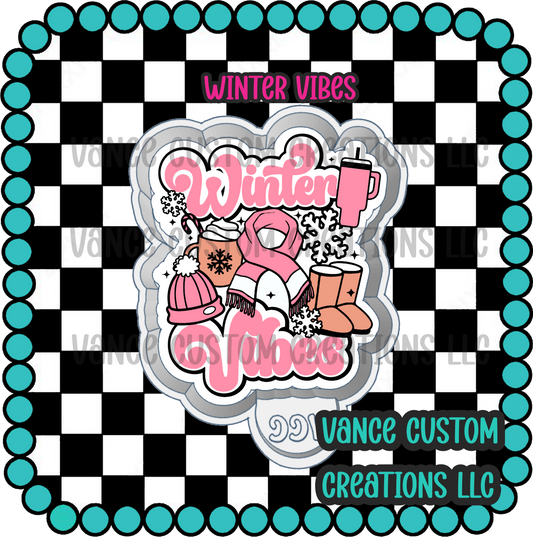 Winter Vibes Freshie Mold
