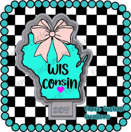 Wisconsin with Bow Freshie Mold
