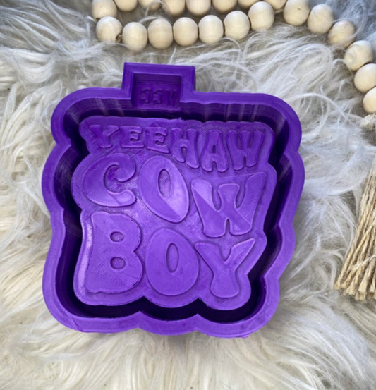 YeeHaw Cowboy Freshie Mold