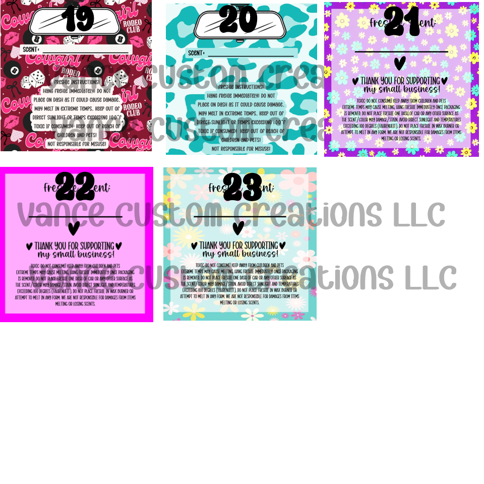 Freshie Bag Inserts-10pk