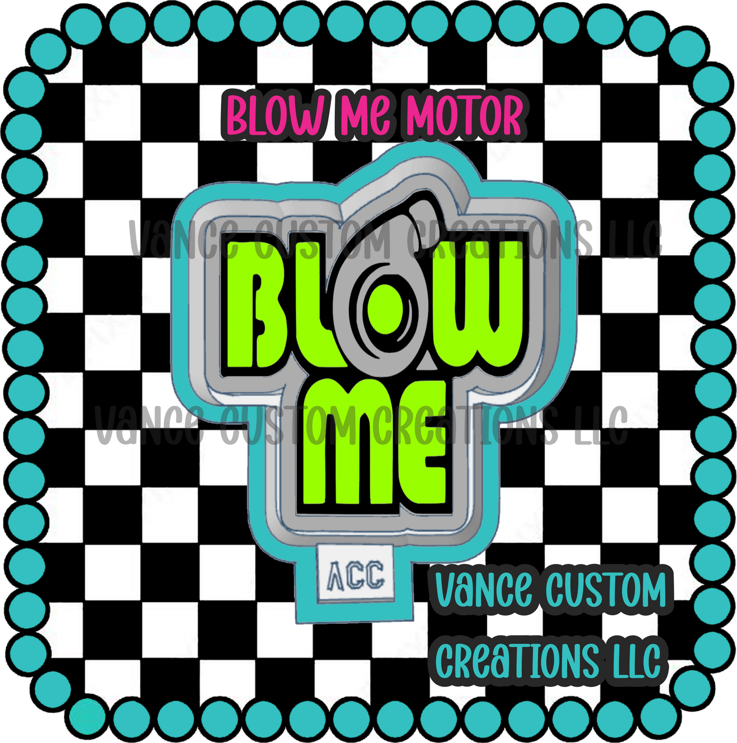 Blow Me Motor Freshie Mold