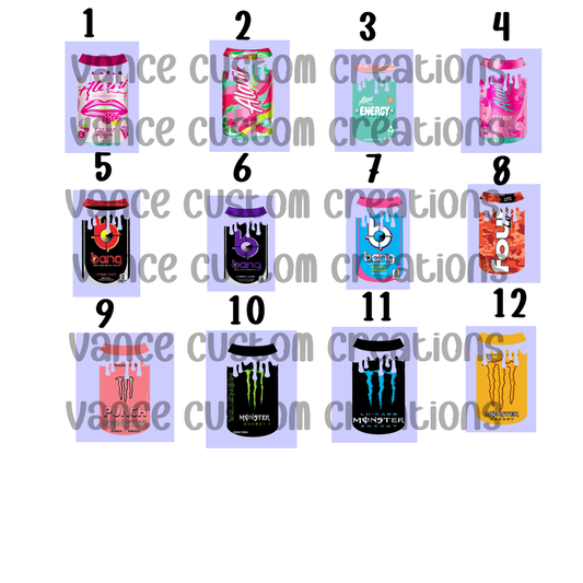 Dripping Can Cardstock-Energy Drinks