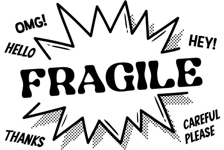 Fragile Label