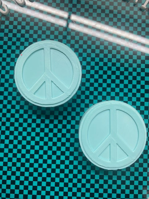 Peace Sign Straw Topper