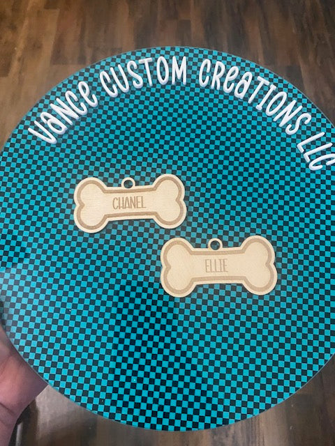 Personalized Dog Bone Christmas Ornament
