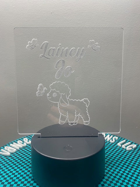 Personalized Engraved Night Light