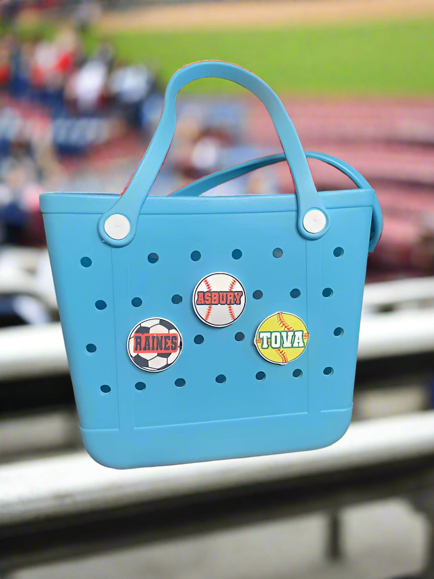 Personalized Sport Bogg Bag Charm