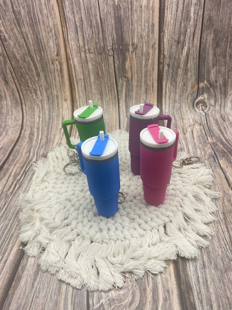 Mini Tumbler Chapstick Keychain