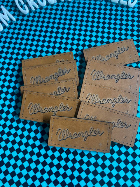 Pocket Freshie Mold Faux Leather Patch