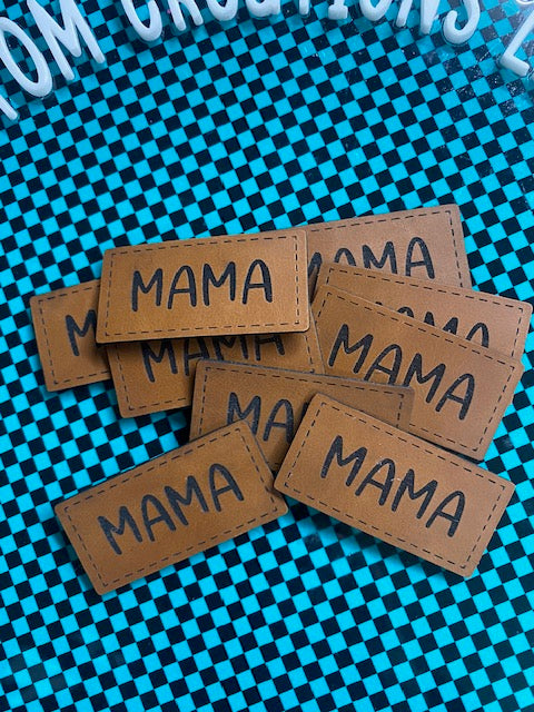 Pocket Freshie Mold Faux Leather Patch