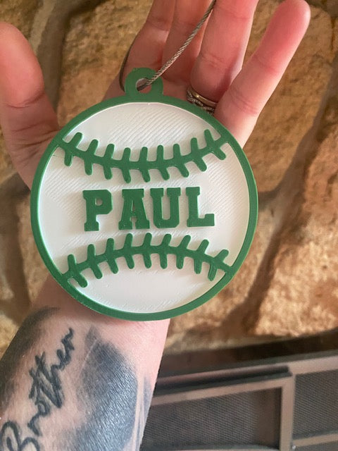 Baseball/Softball Bag Tags