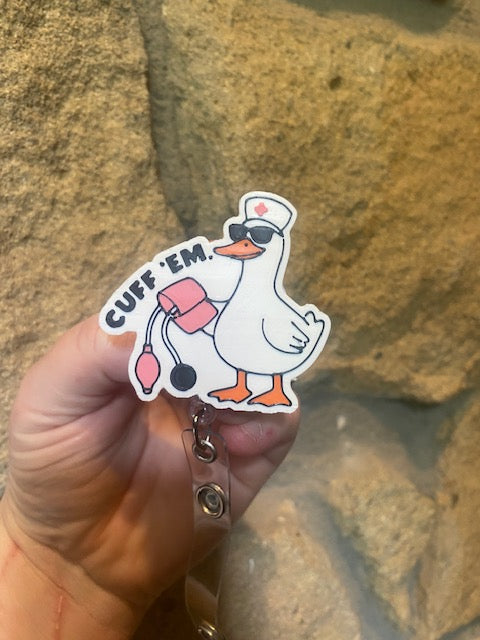 Cuff'Em 3D Printed Badge Topper
