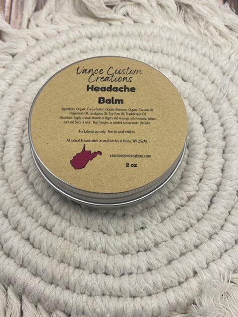 Organic Headache Balm