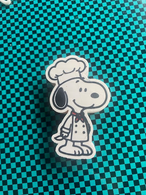 Chef Snoopy Straw Topper
