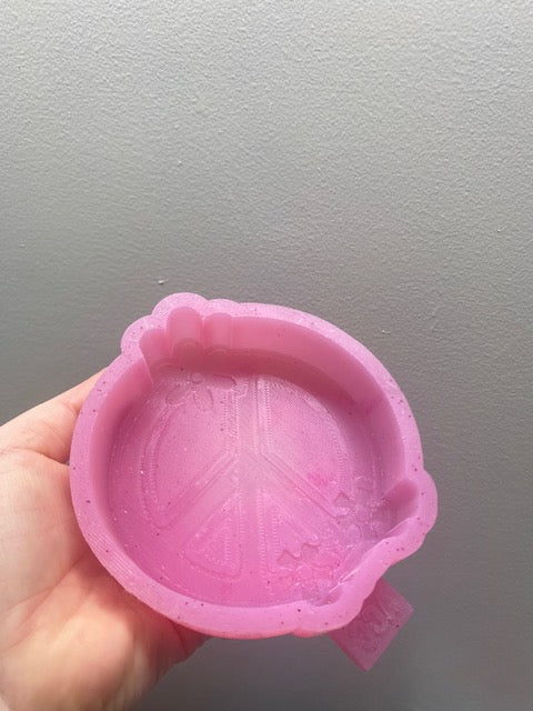 Boho Peace Sign Destash Mold