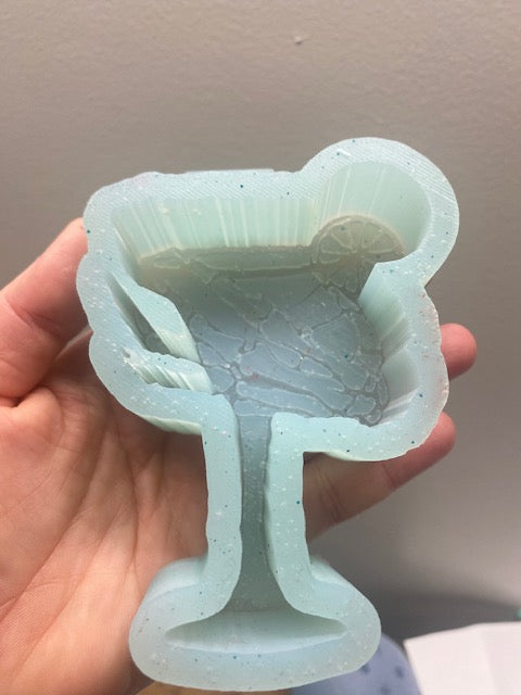 Skeleton Holding Margarita Destash Mold