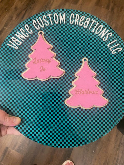 Personalized Christmas Tree Christmas Ornaments
