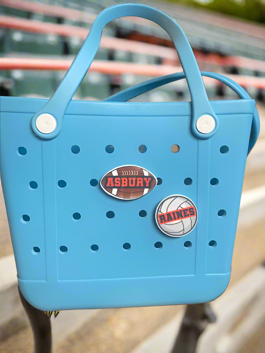 Personalized Sport Bogg Bag Charm
