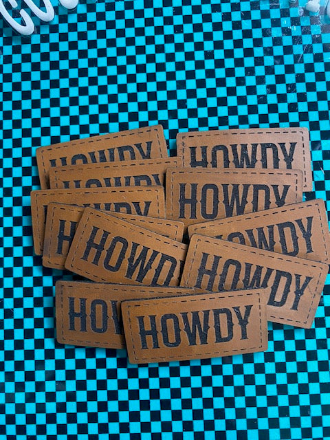 Pocket Freshie Mold Faux Leather Patch