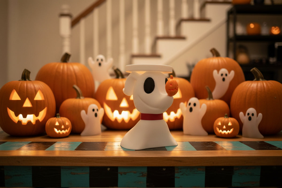 Zero the Dog 3 Wick Candle Holder