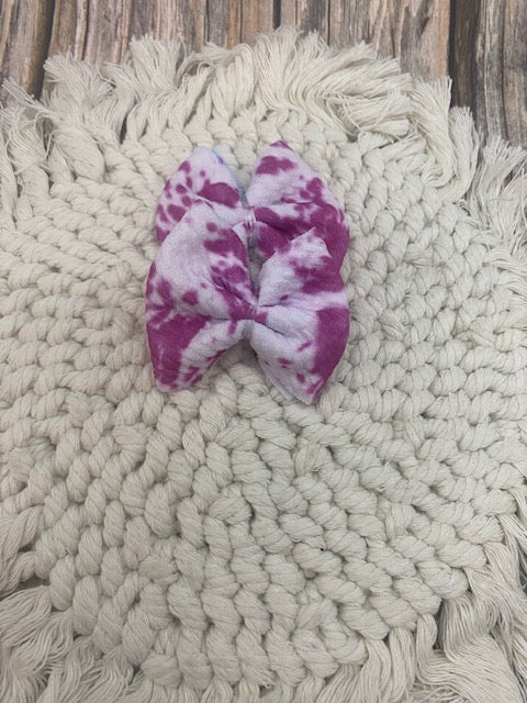 2in Bullet Bow-Purple Cow