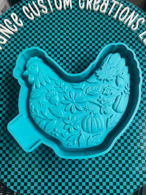 3D Harvest Chicken Freshie Mold