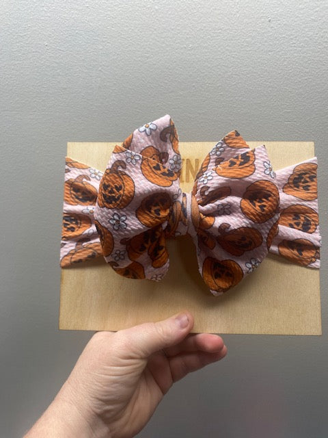 Pumpkin 5in Head Wrap