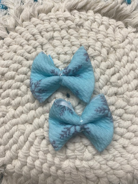 2in Bullet Bow-Snowflakes