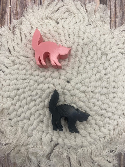 Black Cat Straw Topper