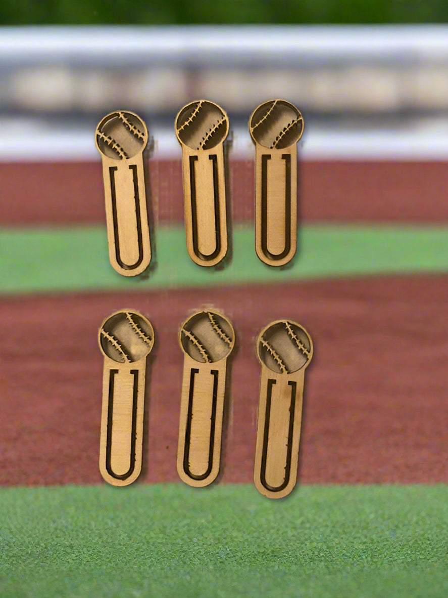 Mini Baseball Bookmarks